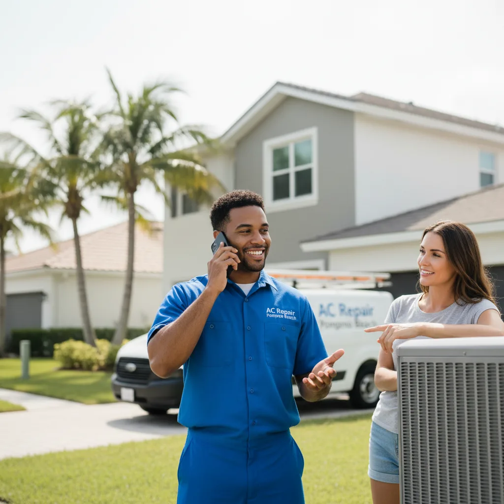 AC Repair Pompano Beach customer support in Tye